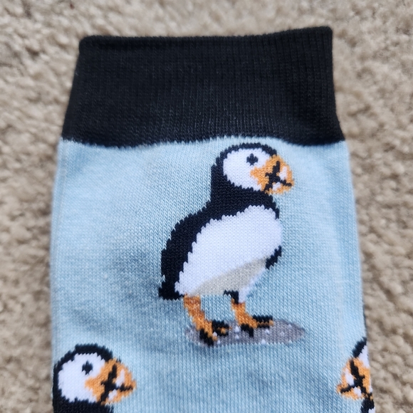 NEW puffin socks bird penguin - Picture 3 of 4
